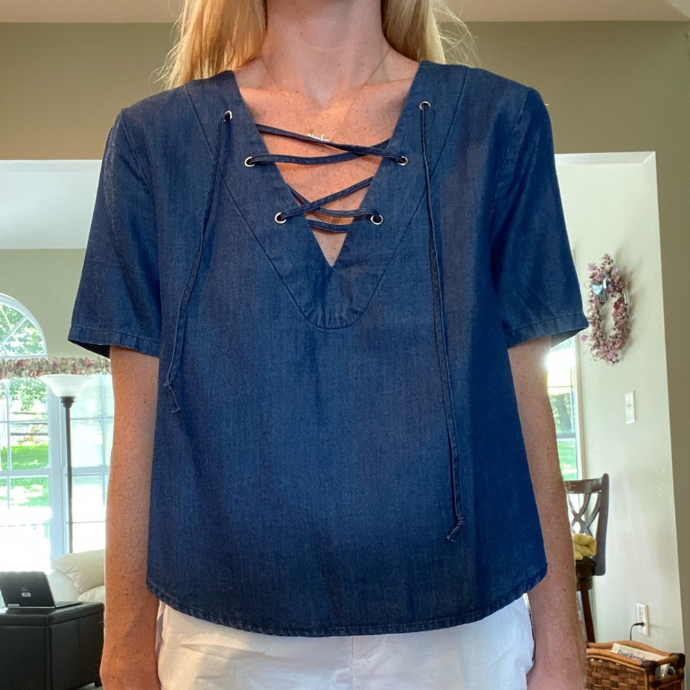 Francesica tie up blouse